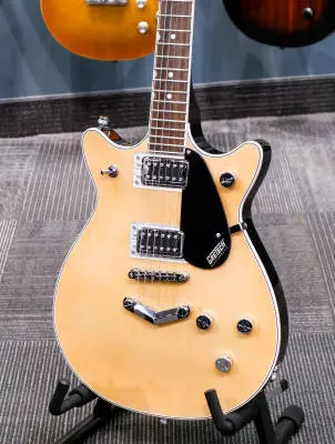 Store Special Product - Gretsch Guitars - G5222 Electromatic Double Jet BT with V-Stoptail, Laurel Fingerboard - Aged Natural